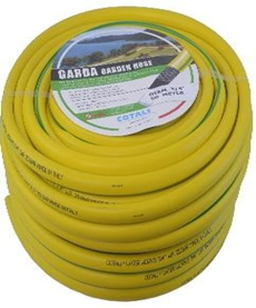 بربيش ماء ماتكس اصفر بخط ازرق 3/4" 50 م رت